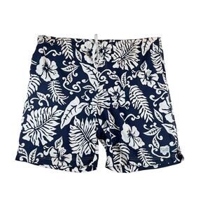 OP Sport Ocean Pacific Bathing Suit Men 42W Pocket Vintage Lined Hawaii Floral